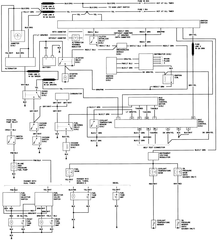 Bronco II Wiring Diagrams - Bronco Corral