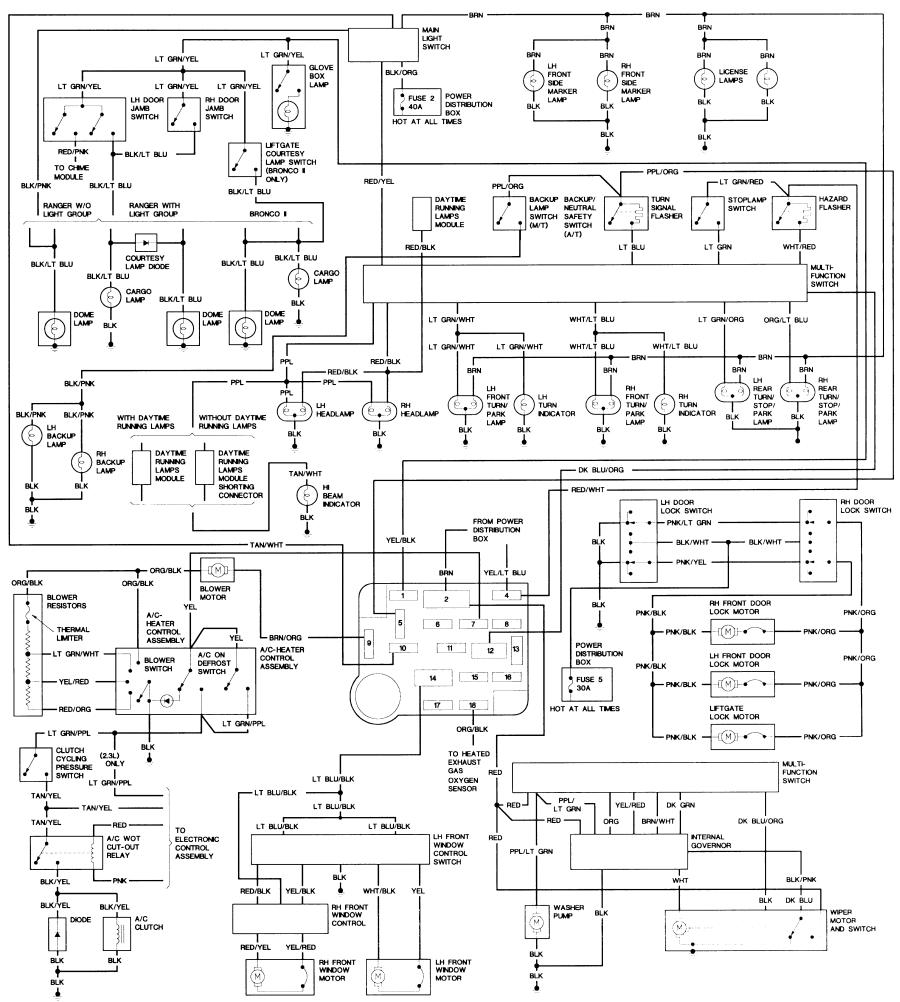 Bronco II Wiring Diagrams - Bronco Corral