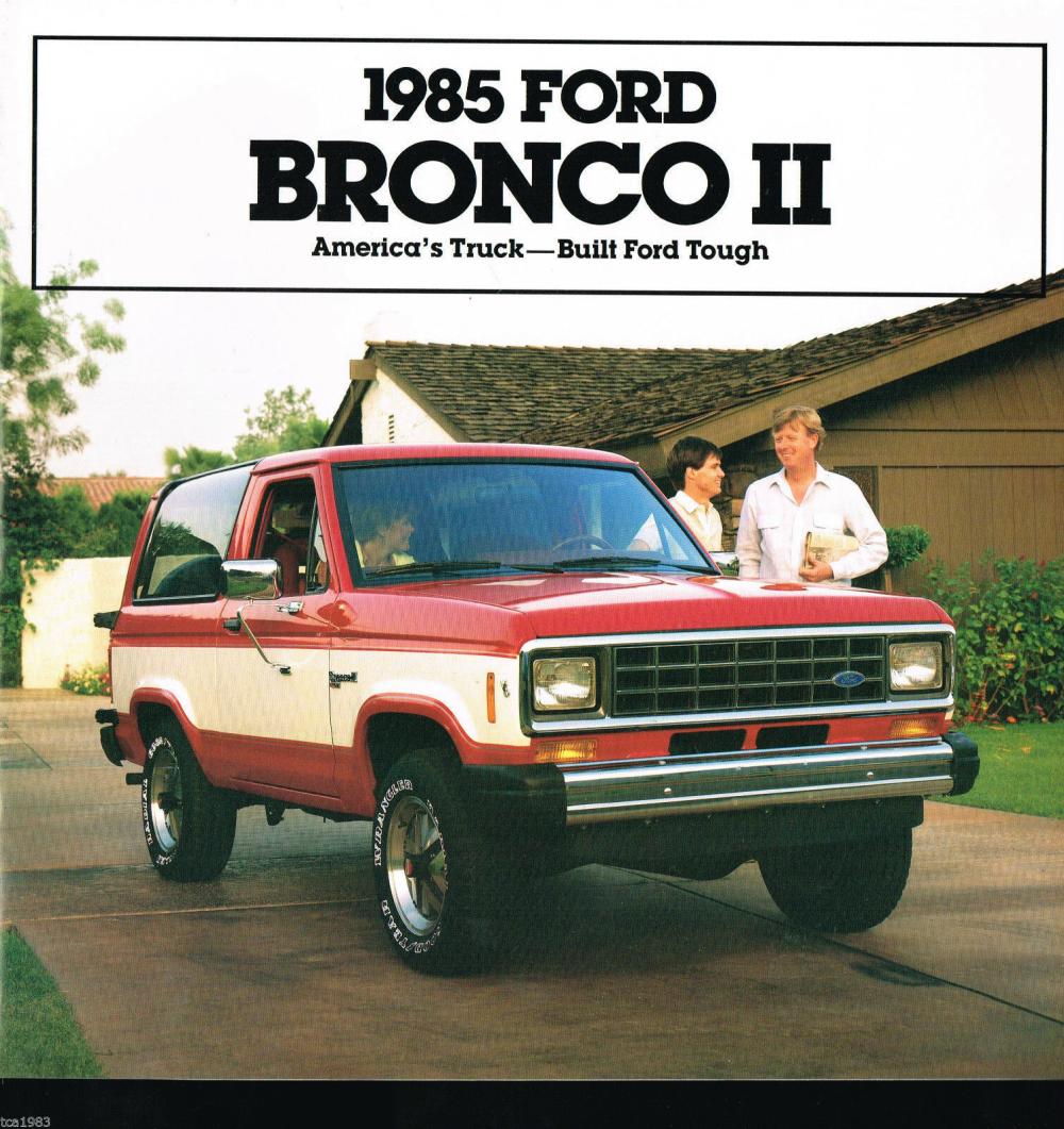 1985 Ford Bronco II Sales Brochure - Bronco Corral