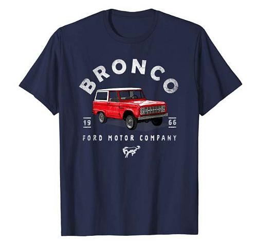 Ford Bronco '66 Illustrated T-Shirt - Bronco Corral