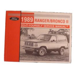 1989 Bronco II Do-It-Yourself Service Manual