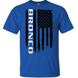 Bronco American Flag T-Shirt