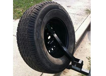 Rear hitch tire carrier 2025