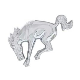 United Pacific 50130 Chrome Bucking Bronco Emblem