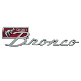 Scott Drake C7TZ-16098-A Bronco Sport Fender Emblem