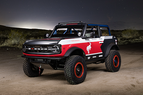 Built Wild Off-Road Racing Ford Bronco 4600 Race Vehicle